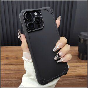 Matte Black Rugged Tactical Phone Case